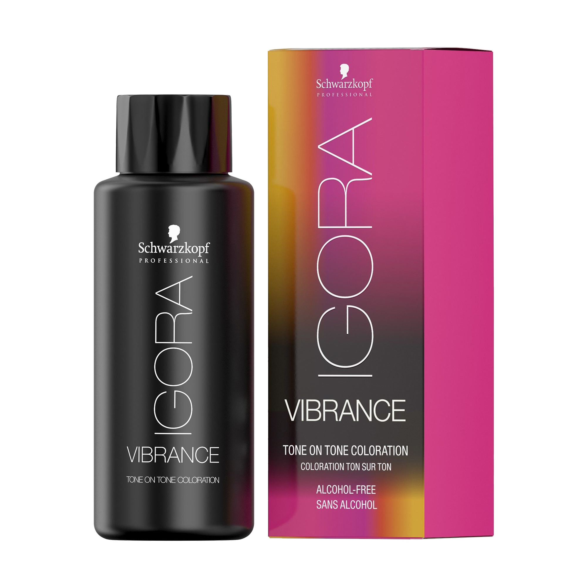 Уцінка! Безаміачна фарба для волосся Schwarzkopf Professional Igora Vibrance Tone On Tone Coloration, 5-5 Світло-коричневий золотавий, 60 мл